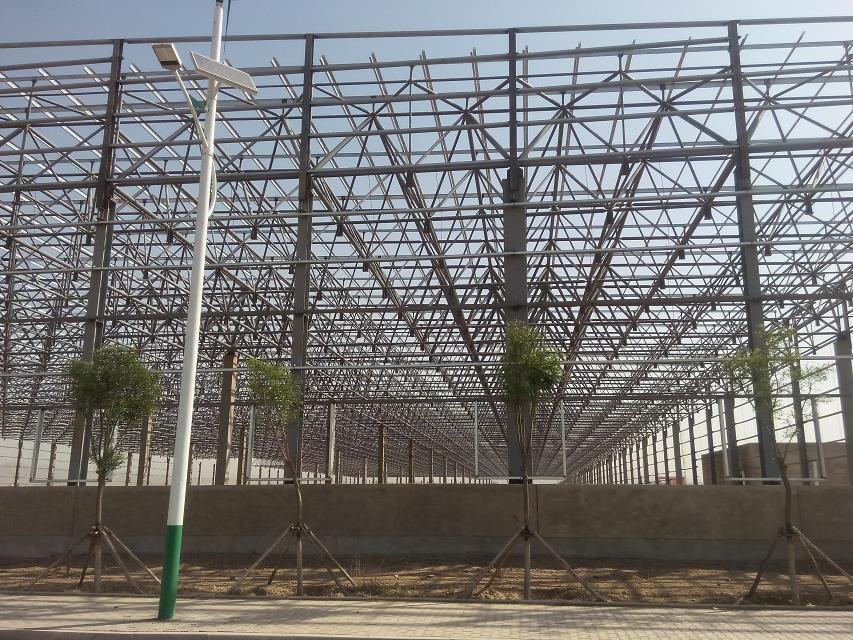 邹城汽车工业厂房网架